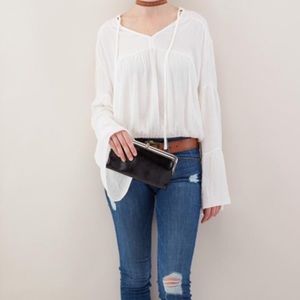 Vintage HOBO International Leather Clutch